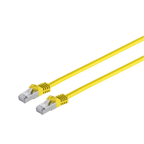 Microconnect SFTP70025Y networking cable Yellow 0.25 m Cat7 S/FTP (S-S – image 1