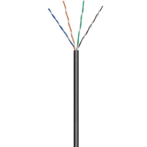 Microconnect KAB025-100 networking cable Black 100 m Cat5e U/UTP (UTP) – image 1