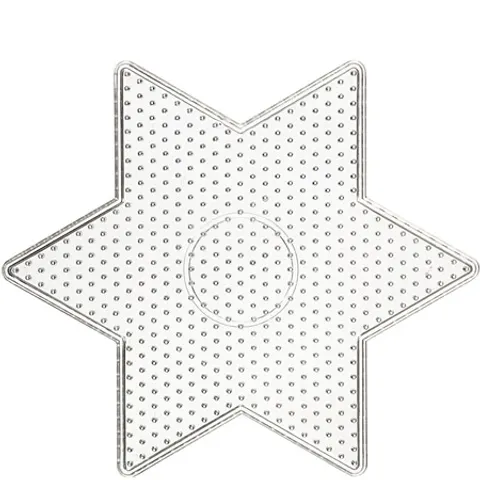 Creotime Transparent Star Bead Plate - 15x15cm – image 1