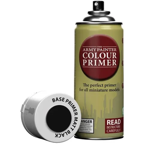 Sous couche Noire mat - Base Colour Primer Matt Black - Army Painter – image 1