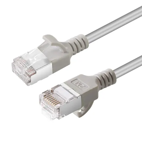 Microconnect V-FTP6A03-SLIM networking cable Grey 3 m Cat6a U/FTP (STP – image 1