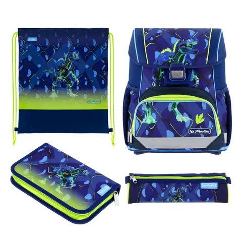 Herlitz Schulranzen Loop Plus T. Rex Explorer – Bild 1
