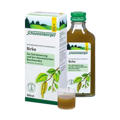 Salus jugo de abedul 200ml. schoenenberger – imagen 1