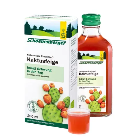 Salus Prickly Pear Juice 200Ml. Schoenenberger – image 1