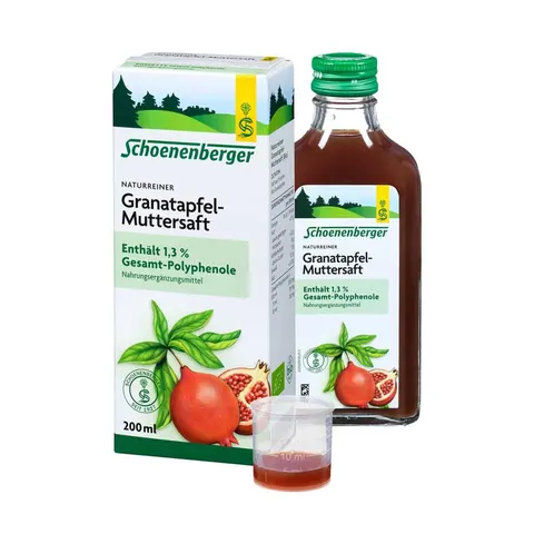 Schoenenberger Jugo Granada Madre 200 ml – imagen 1