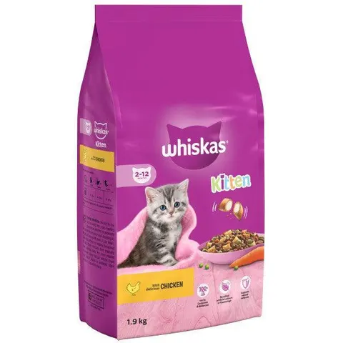 Whiskas Dry 2-12 Mth Kitten Chick 1.9kg – image 1