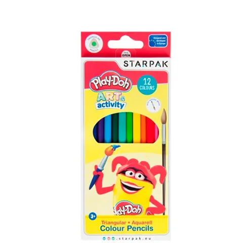 Play-Doh Watercolour Crayon - 12 Colours – image 1