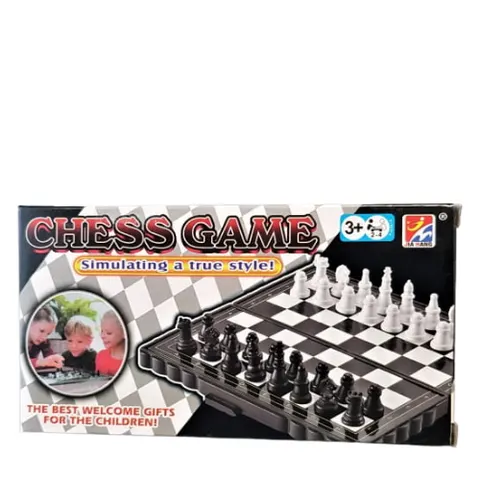 Magnetic Folding Chess Board Game Set - 13 × 13 cm – image 1