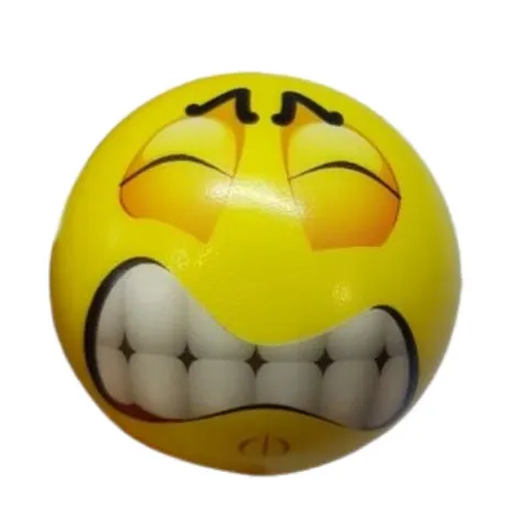 Squishy Emoji Stress Relief Squeeze Ball - 6.3 cm - Assorted Faces – immagine 1