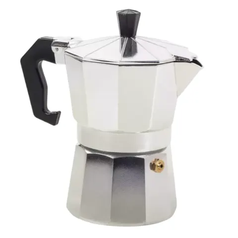 Aluminium 3 Cups Stovetop Espresso Coffee Maker - 150 ml – image 1