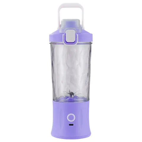 Portable Purple Wireless USB Smoothie Blender & Ice Crusher – image 1
