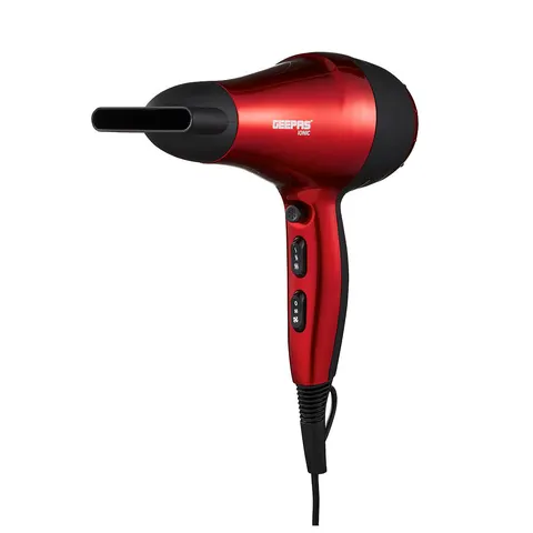 GEEPAS 2000W Powerful Hair Dryer – Red – image 1