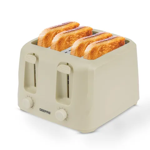 Plastic Electric Four Slice Bread Toaster – image 1