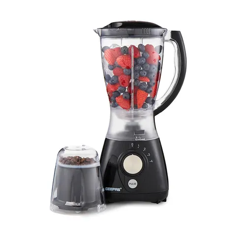 1.5L Black Jug Blender & Grinder 4-Speed Smoothie Maker – image 1