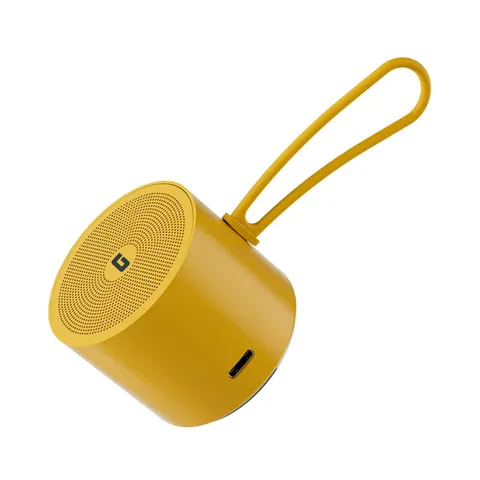 GEEPAS Portable Bluetooth Speaker, Yellow – image 1