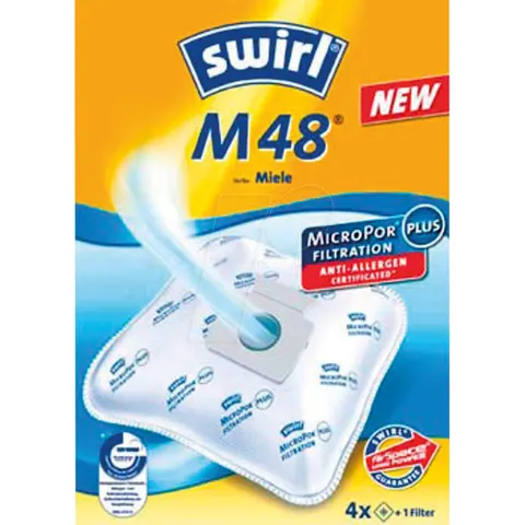 swirl® MicroPor Filtration Staubsaugerbeutel, M 48 – Bild 1