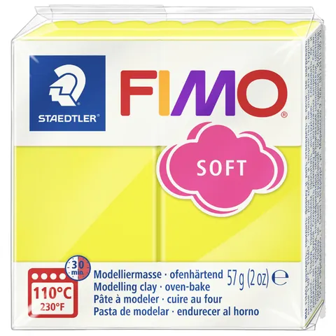 FIMO Mod.masse Fimo soft limone – Bild 1