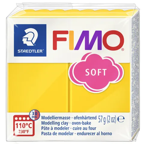 FIMO Mod.masse Fimo soft sonnengelb – Bild 1