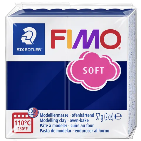 FIMO Mod.masse Fimo soft windsorblau – Bild 1