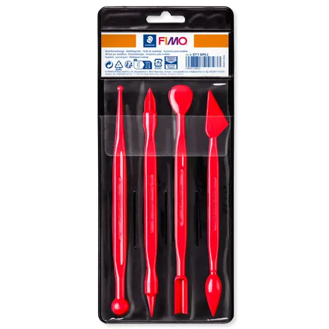 FIMO boetseerstaafjes - set 4 stuks – afbeelding 1