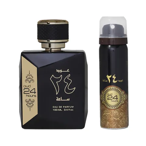 Oud 24 Hours 100ml EDP with Deodorant - Ard Al Zaafaran – image 1
