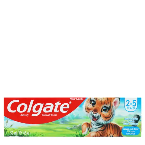 Colgate Toothpaste Bubble Fruit Kids 2-5 Years 50ml – image 1