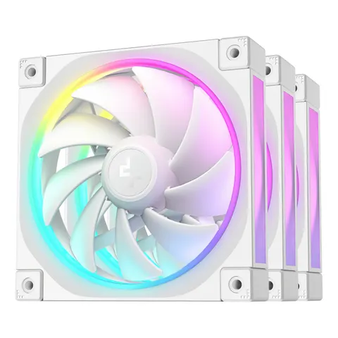 DeepCool FL12, Gehäuselüfter (weiß, 3er Pack, 120 mm) – Bild 1