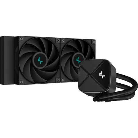 Deepcool Digital Liquid Cpu Cooler LS520S Zero Dark Intel, Amd – zdjęcie 1
