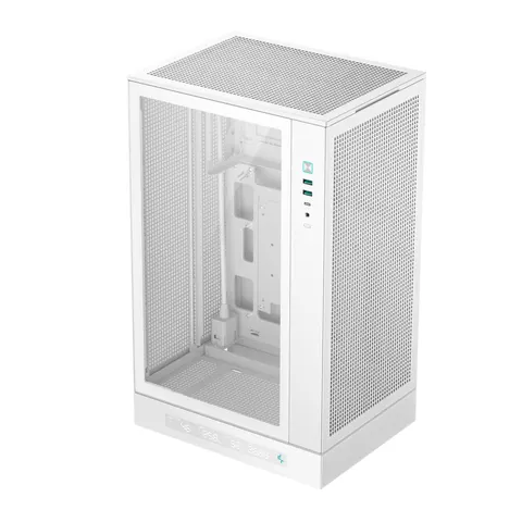 DeepCool CH270 WH - Mini Tower Behuizing - Micro-ATX & Mini-ITX - USB-C Gen2 - Modern Design - Wit – afbeelding 1