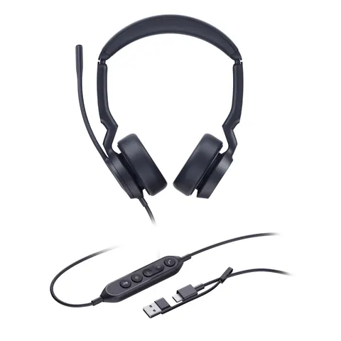 Yealink UH44 Dual UC USB-C/A – Schwarz – Bild 1