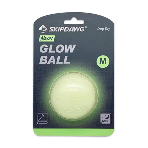 Skipdawg Neon Glow Ball for Dogs – image 1