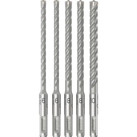 Bosch PRO 5 Piece SDS Plus 5X Drill Bit Set – image 1
