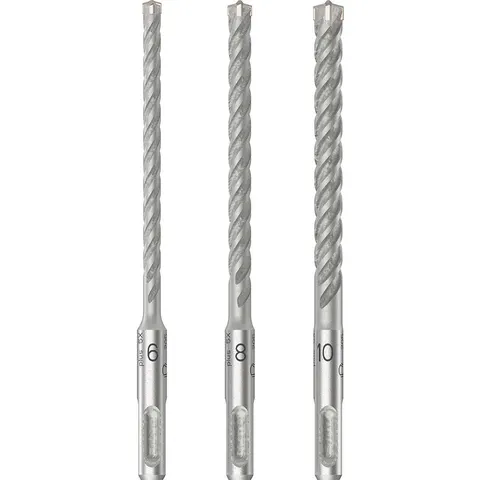 Bosch PRO 3 Piece SDS Plus 5X Drill Bit Set – image 1