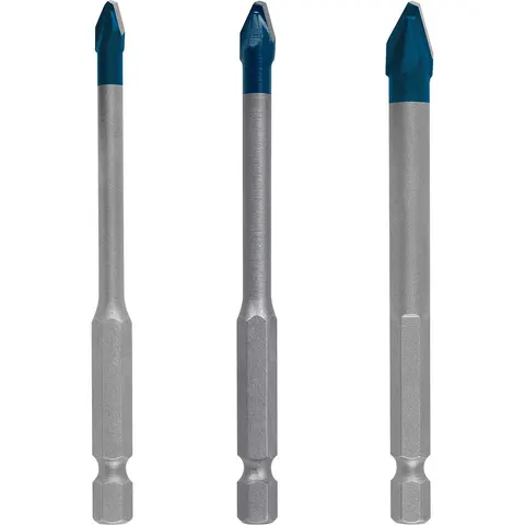 BOSCH Fliesenbohrer-Set EXPERT HEX-9 HardCeramic 3-teilig – Bild 1