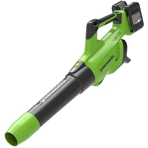 Greenworks GD24X2AB 48v Cordless Axial Leaf Blower – image 1