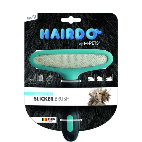 M-PETS Hairdo Double-Sided Slicker Brush – image 1