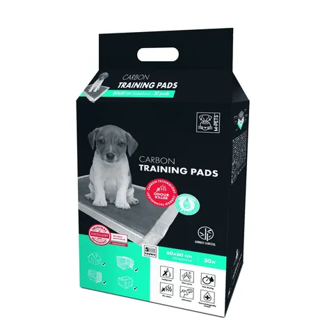 M-PETS Carbon 60 x 60 Training Pads - 30 pcs – image 1