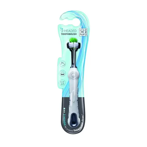 M-PETS 3-Headed Toothbrush – image 1