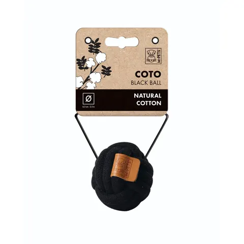M-PETS COTO Black Ball 6.5 cm – image 1
