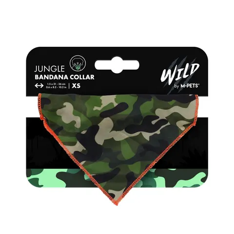 M-PETS WILD Jungle Bandana XS – image 1