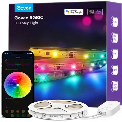 Govee RGBIC Basic LED Lightstrip - 10m – image 1