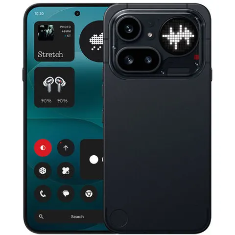 Nothing Tech Nothing Phone 4A) PRO 8+128GB Silver – Black – image 1