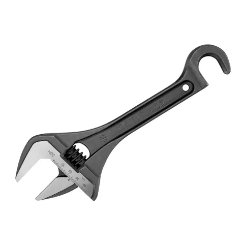 Bahco Wide Jaw Hook End Adjustable Spanner – image 1