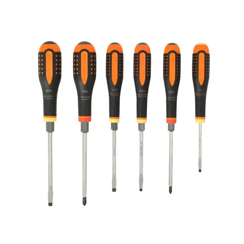 Bahco 6 Piece BE-9881Tb Ergo Through Blade Screwdriver Set – image 1