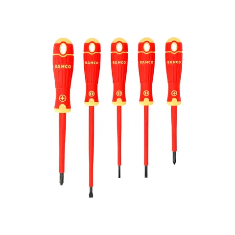 Bahco 5 Piece Insulated VDE Screwdriver Set – image 1
