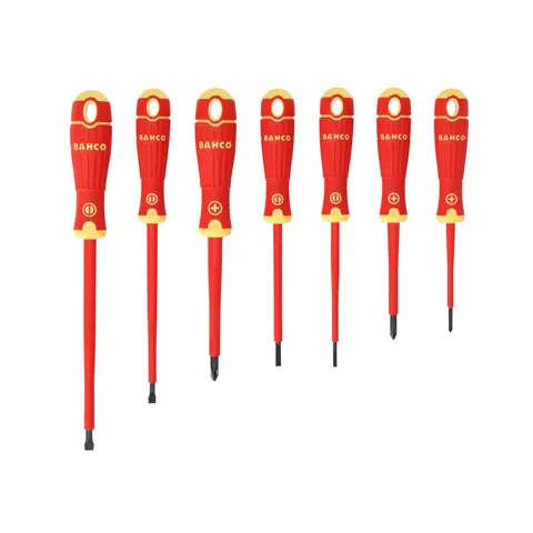 Bahco 7 Piece Insulated Screwdriver Set – B220007 – image 1