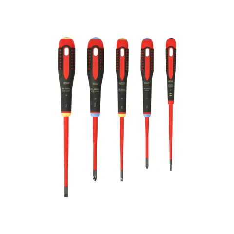Bahco 5 Piece Ergo Slim Insulated Screwdriver Set – image 1