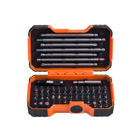 Bahco 59/S54BC 54 Piece Colour Coded Screwdriver Bit Set – image 1