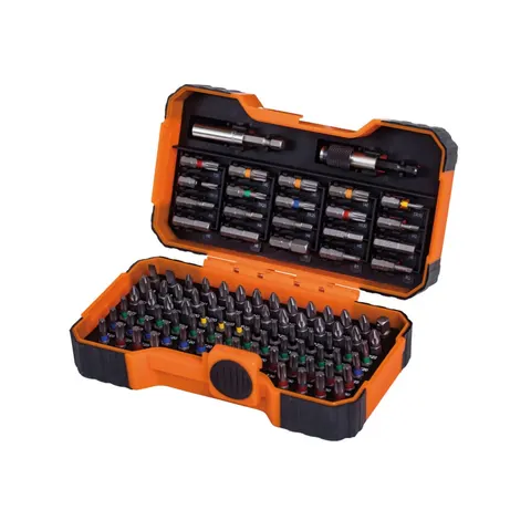 Bahco 59/S100BC 100 Piece Colour Coded Screwdriver Bit Set – image 1