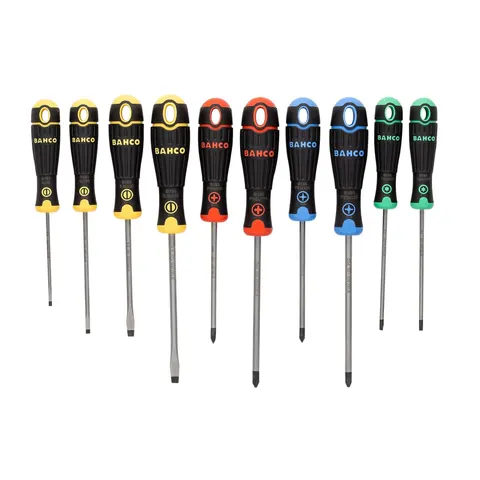 Bahco B219.010RB BahCofit 10 Piece Colour Coded Screwdriver Set – image 1